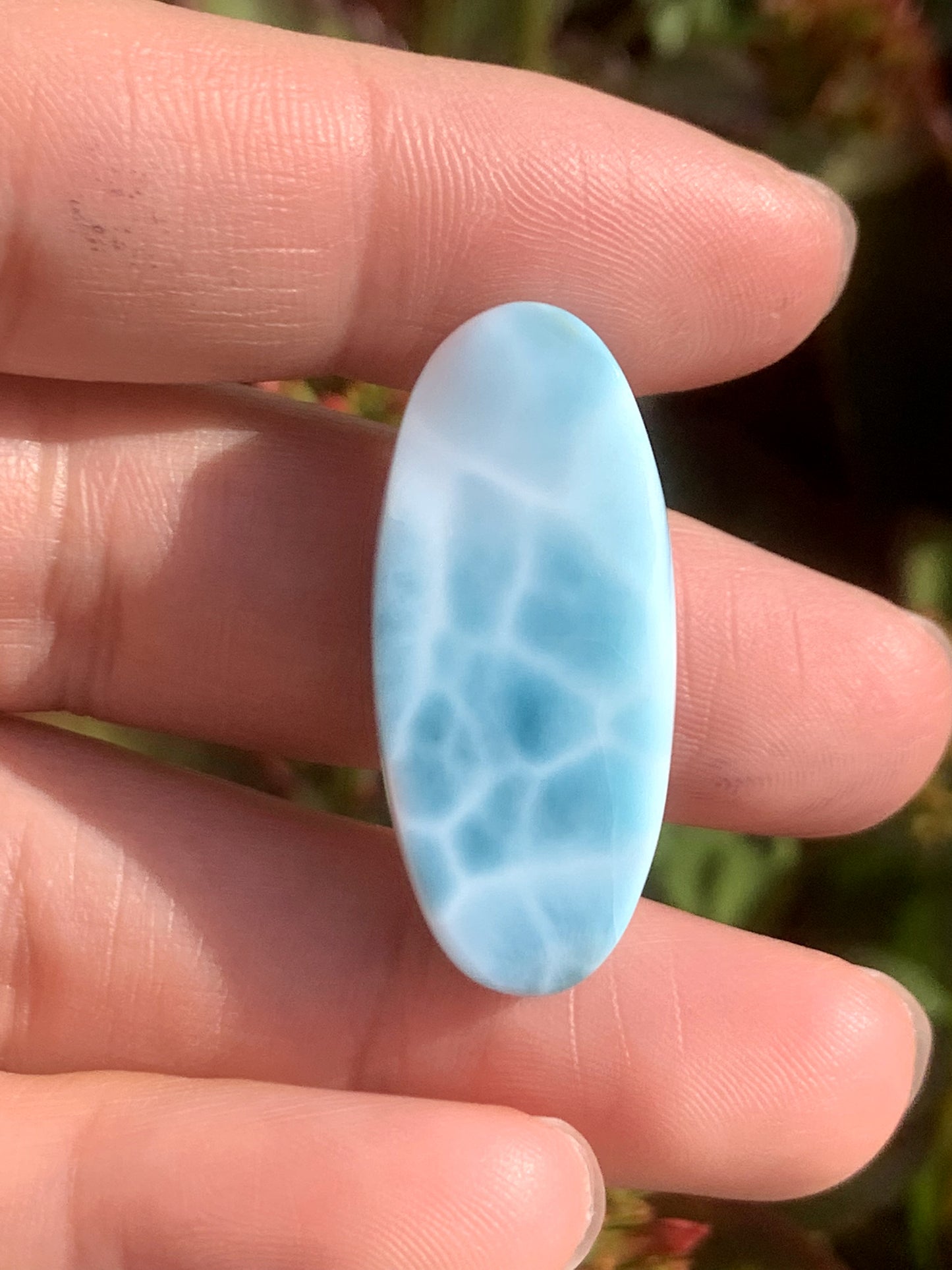 AAA+ Natural Authentic Dominican Larimar Pendant,Gems Jewelry,Gems Pendant,Crystal Pendant ET742