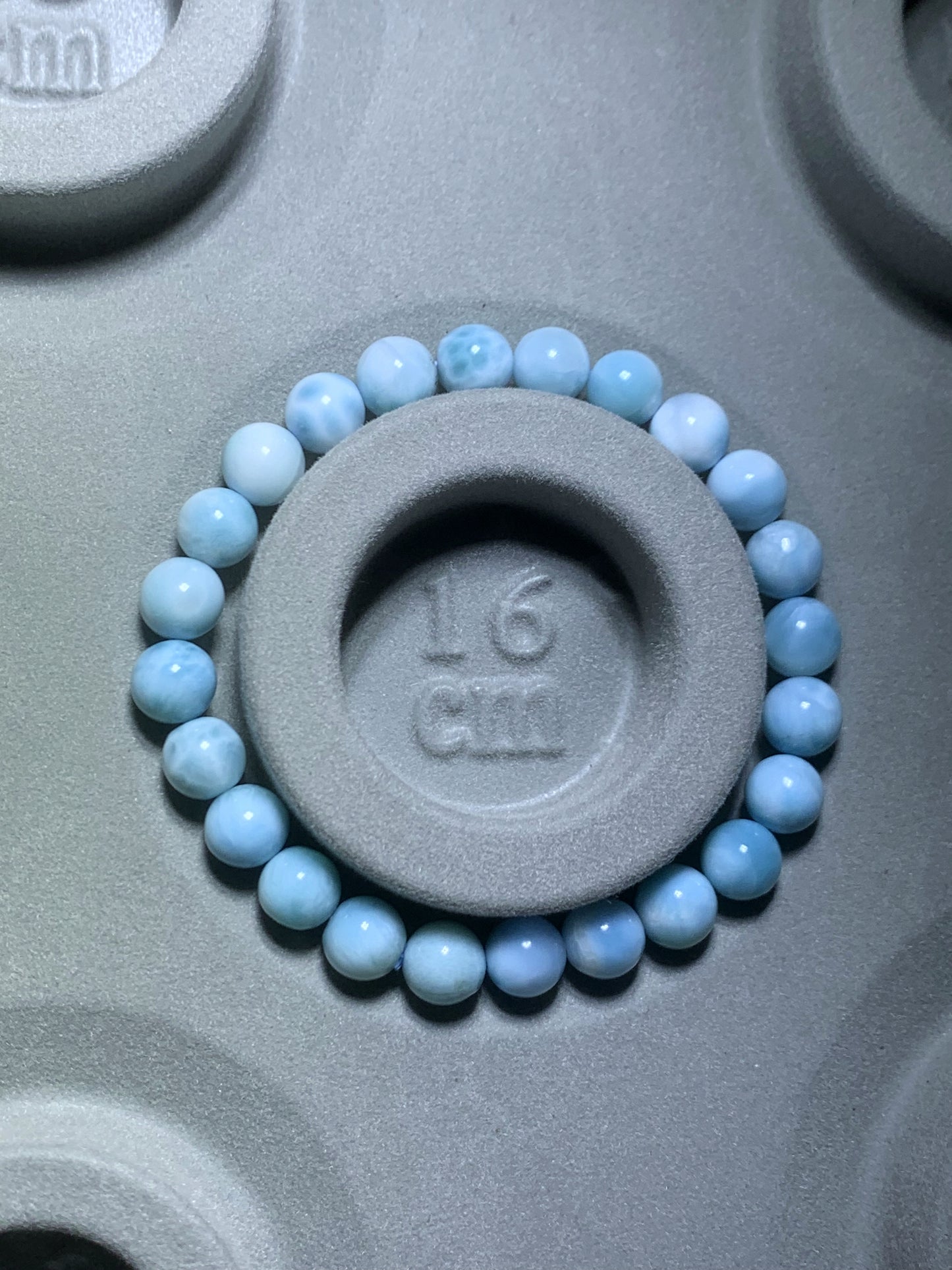 Larimar,AAA Natural Authentic Dominican Larimar Bracelect,Gems Bracelect,Crystal Bracelet,8mm Bracelect ET284