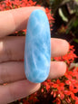 AAAA+ Natural Authentic Dominican Larimar Pendant,Gems Jewelry,Gems Pendant,Crystal Pendant ET748