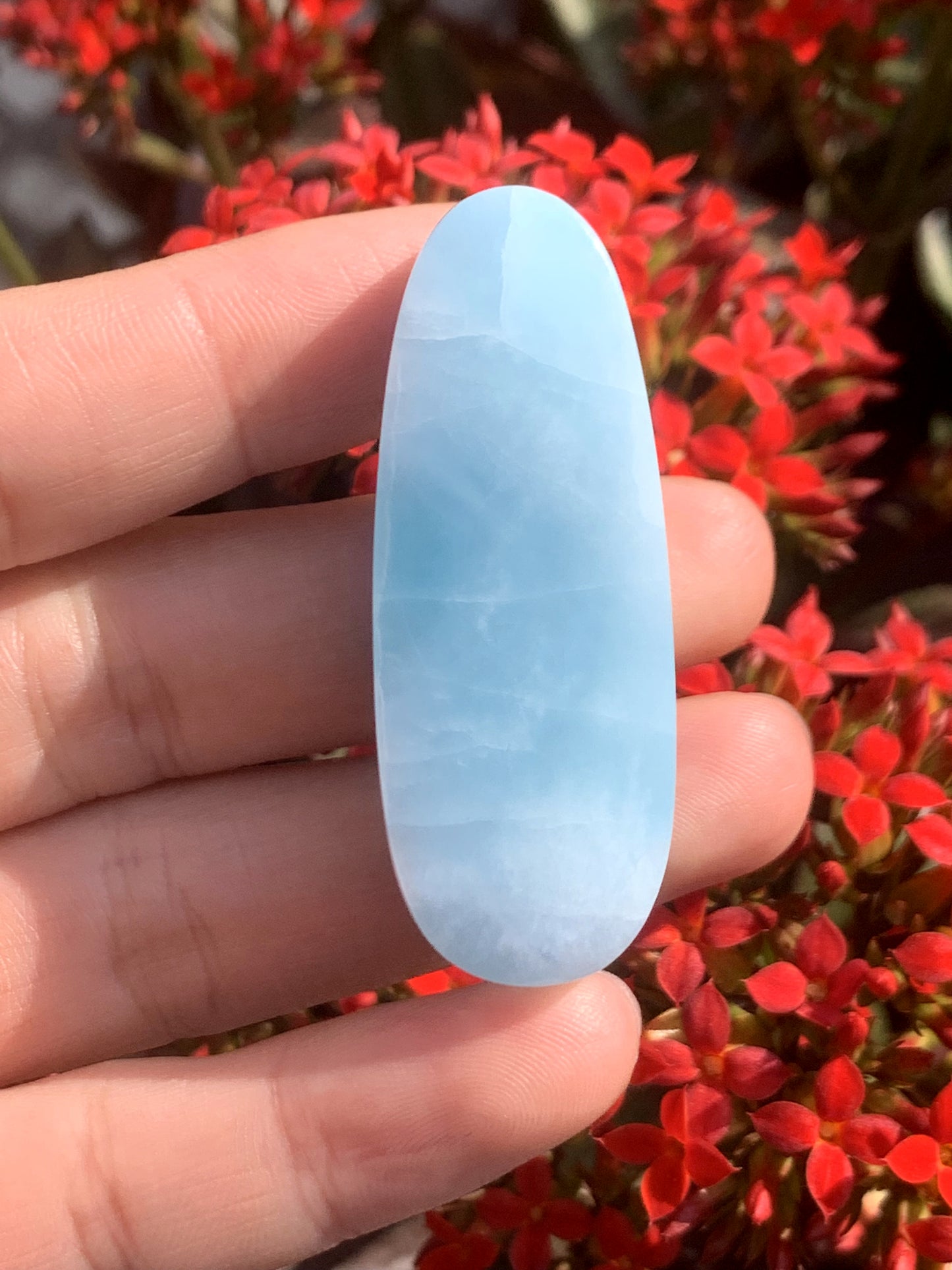 AAAA+ Natural Authentic Dominican Larimar Pendant,Gems Jewelry,Gems Pendant,Crystal Pendant ET748