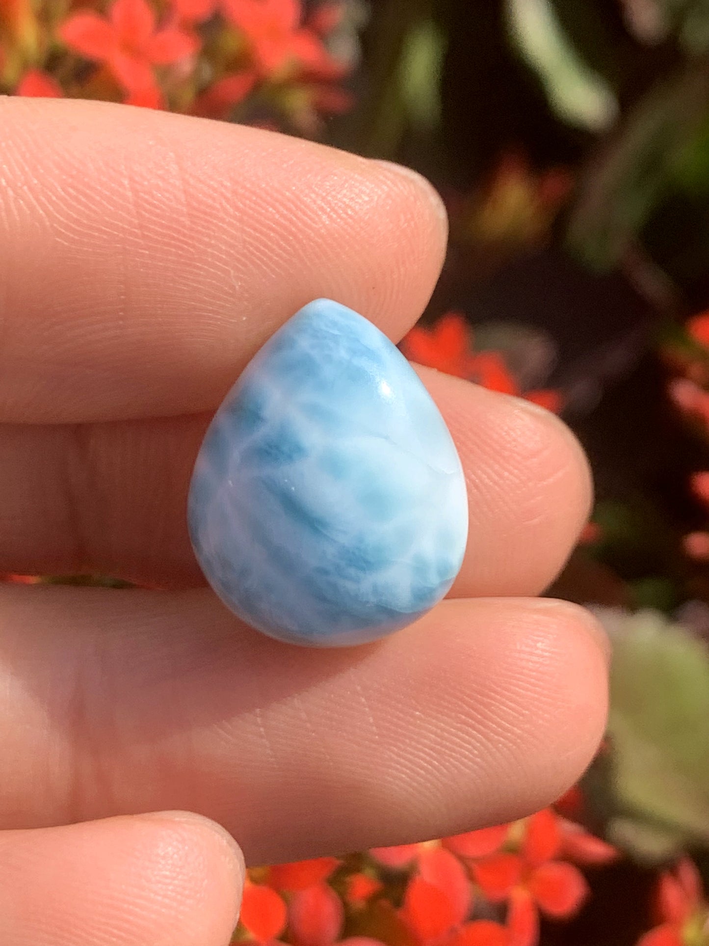 AAA+ Natural Authentic Dominican Larimar Pendant,Gems Jewelry,Gems Pendant,Crystal Pendant ET751