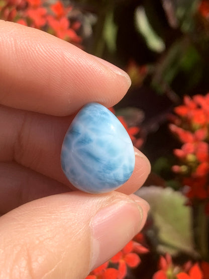 AAA+ Natural Authentic Dominican Larimar Pendant,Gems Jewelry,Gems Pendant,Crystal Pendant ET751