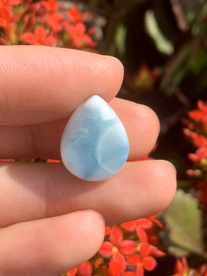 AAA+ Natural Authentic Dominican Larimar Pendant,Gems Jewelry,Gems Pendant,Crystal Pendant ET751