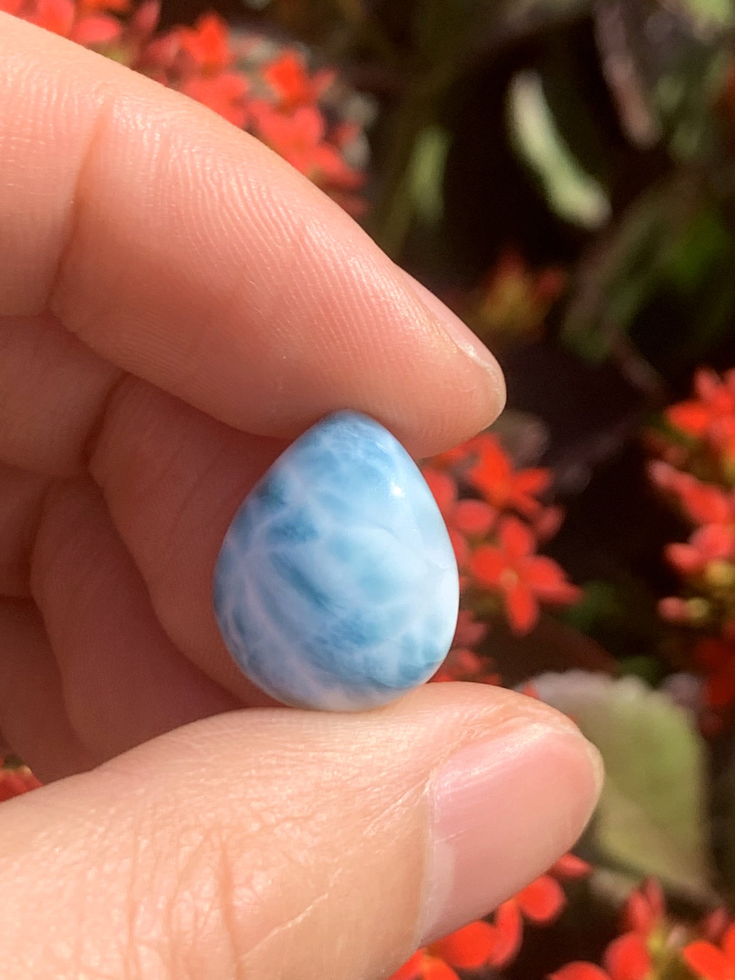 AAA+ Natural Authentic Dominican Larimar Pendant,Gems Jewelry,Gems Pendant,Crystal Pendant ET751