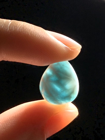 AAA+ Natural Authentic Dominican Larimar Pendant,Gems Jewelry,Gems Pendant,Crystal Pendant ET751