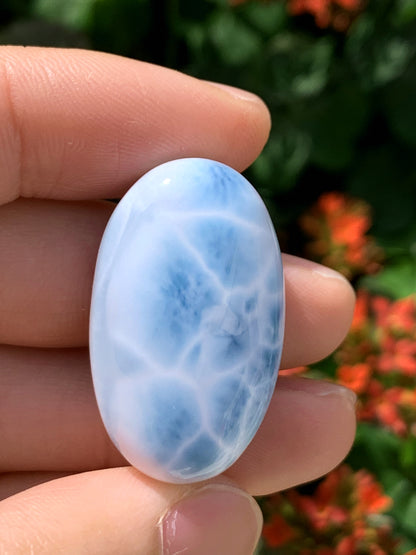 AAA Natural Authentic Dominican Larimar Pendant,Gems Jewelry,Gems Pendant,Crystal Pendant ET766