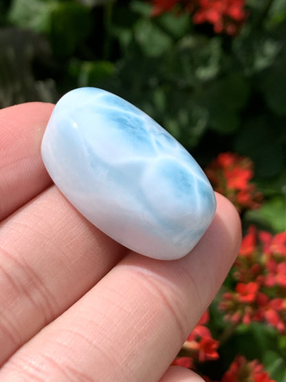 AAA Natural Authentic Dominican Larimar Pendant,Gems Jewelry,Gems Pendant,Crystal Pendant ET766