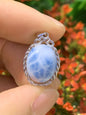 AAA+ Natural Authentic Dominican Larimar Pendant,Gems Jewelry,Gems Pendant,Crystal Pendant ET775