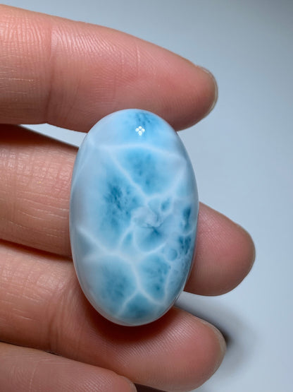 AAA Natural Authentic Dominican Larimar Pendant,Gems Jewelry,Gems Pendant,Crystal Pendant ET766