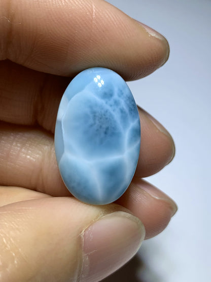 AAAA Natural Authentic Dominican Larimar Pendant,Larimar Necklace,Crystal Pendant,Gems Pendant ET266