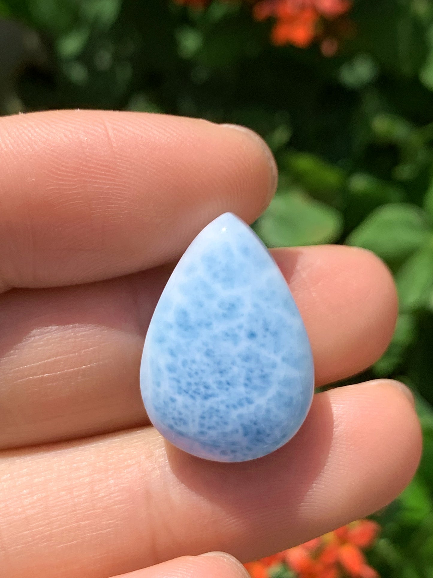 AAA Natural Authentic Dominican Larimar Pendant,Gems Jewelry,Gems Pendant,Crystal Pendant ET784