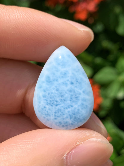 AAA Natural Authentic Dominican Larimar Pendant,Gems Jewelry,Gems Pendant,Crystal Pendant ET784