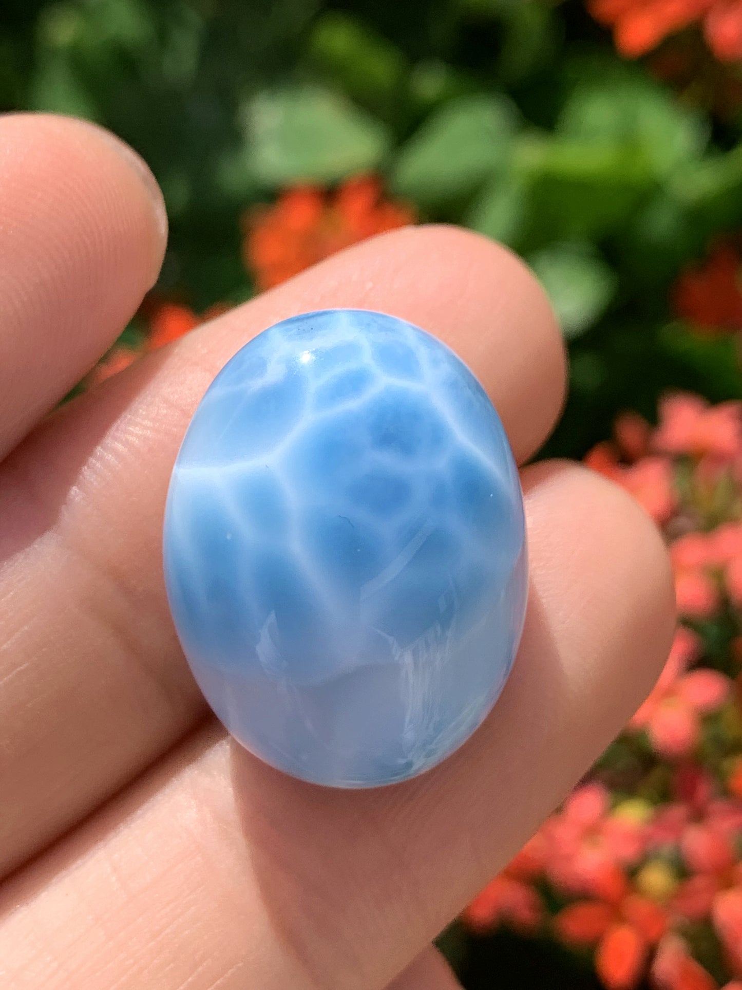 AAA+ Natural Authentic Dominican Larimar Pendant,Gems Jewelry,Gems Pendant,Crystal Pendant ET788