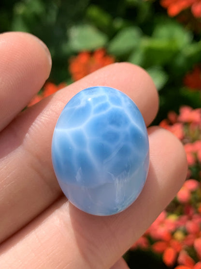 AAA+ Natural Authentic Dominican Larimar Pendant,Gems Jewelry,Gems Pendant,Crystal Pendant ET788