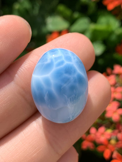 AAA+ Natural Authentic Dominican Larimar Pendant,Gems Jewelry,Gems Pendant,Crystal Pendant ET788