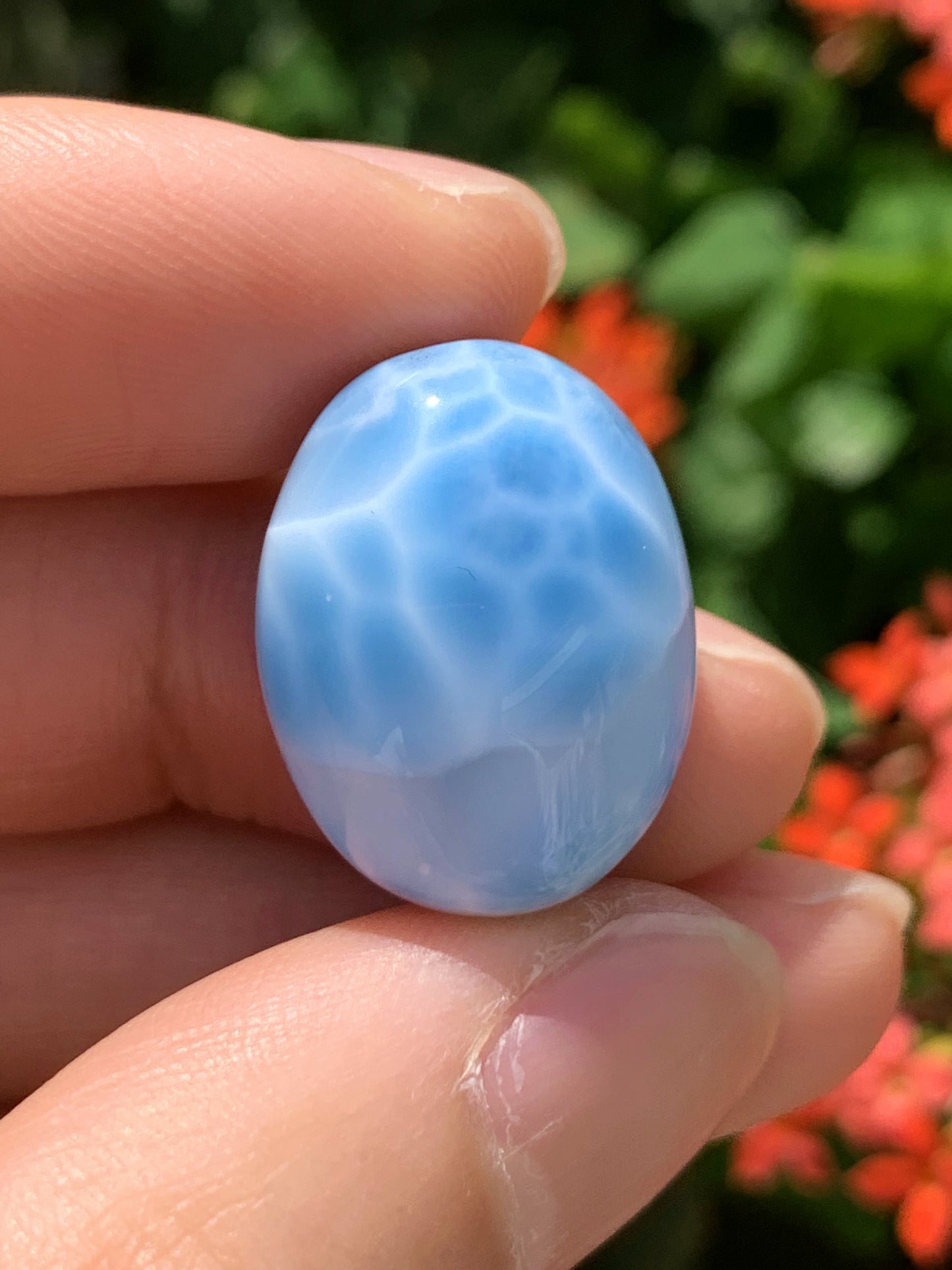 AAA+ Natural Authentic Dominican Larimar Pendant,Gems Jewelry,Gems Pendant,Crystal Pendant ET788