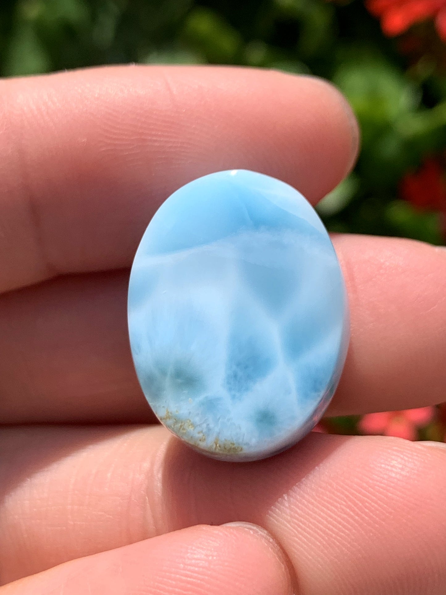 AAA+ Natural Authentic Dominican Larimar Pendant,Gems Jewelry,Gems Pendant,Crystal Pendant ET788