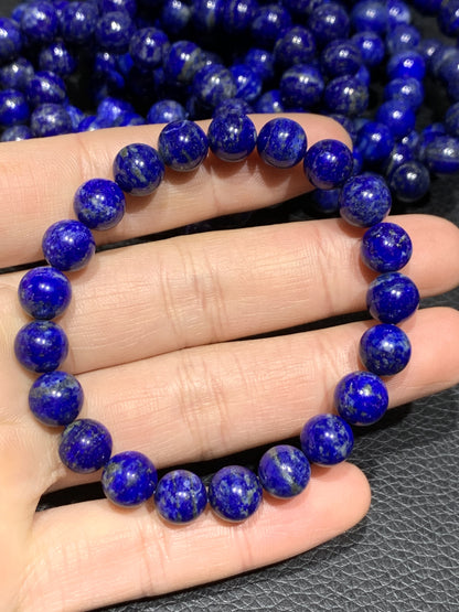 Lapis Lazuli,Natural Lapis Lazuli Gemstone Bracelet,Soothing Bracelet Crystal Stone Bracelet,9mm Bracelet,Afghan Lapis Lazuli Bracelet ET789