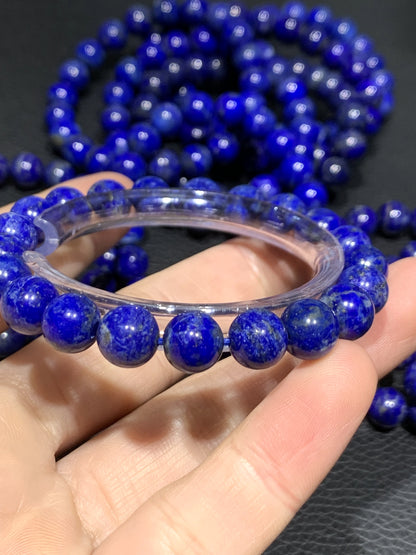 Lapis Lazuli,Natural Lapis Lazuli Gemstone Bracelet,Soothing Bracelet Crystal Stone Bracelet,9mm Bracelet,Afghan Lapis Lazuli Bracelet ET789