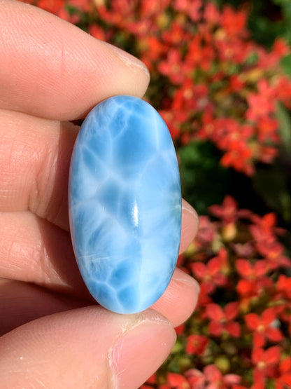 AAA Natural Authentic Dominican Larimar Pendant,Gems Jewelry,Gems Pendant,Crystal Pendant,ET796