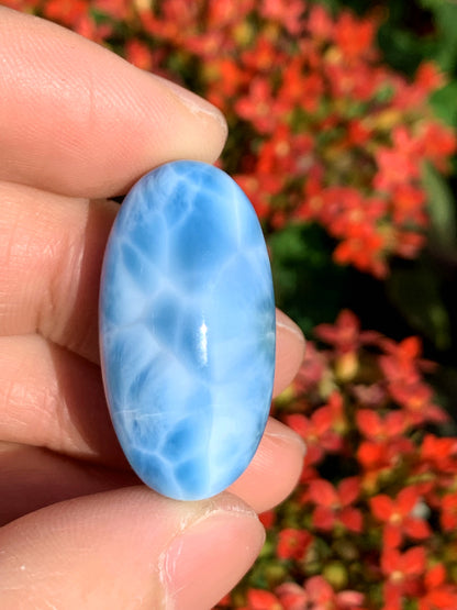 AAA Natural Authentic Dominican Larimar Pendant,Gems Jewelry,Gems Pendant,Crystal Pendant,ET796