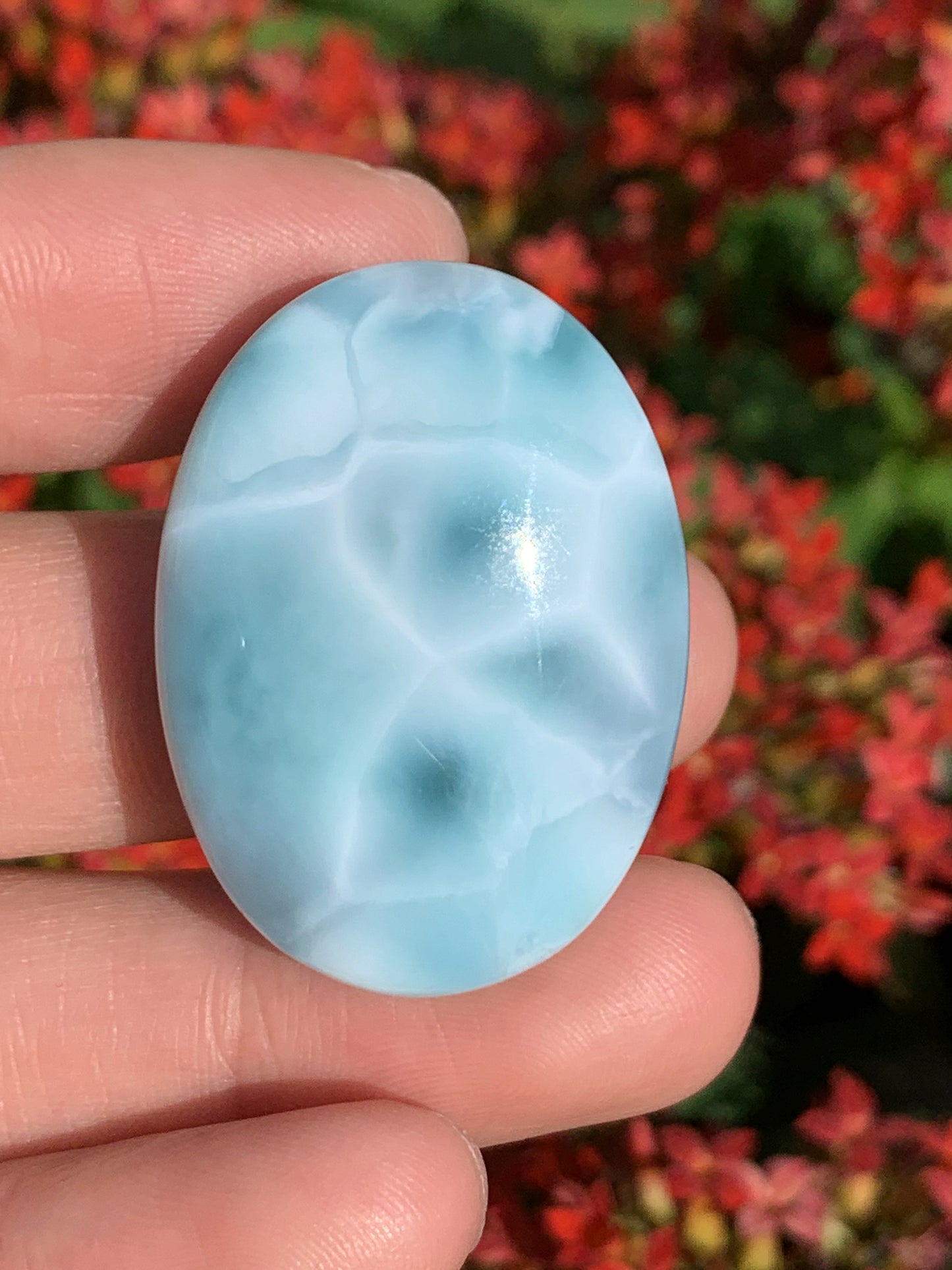 AAA+ Natural Authentic Dominican Larimar Pendant,Gems Jewelry,Gems Pendant,Crystal Pendant,ET720