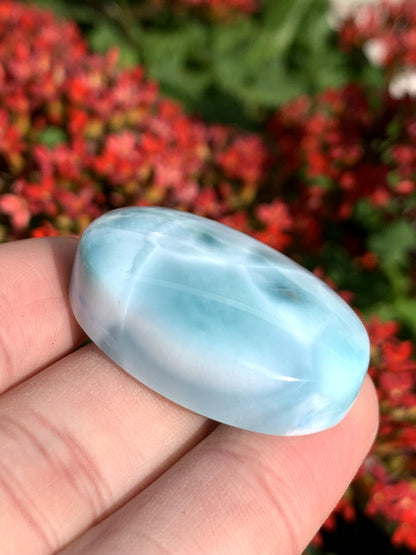 AAA+ Natural Authentic Dominican Larimar Pendant,Gems Jewelry,Gems Pendant,Crystal Pendant,ET720