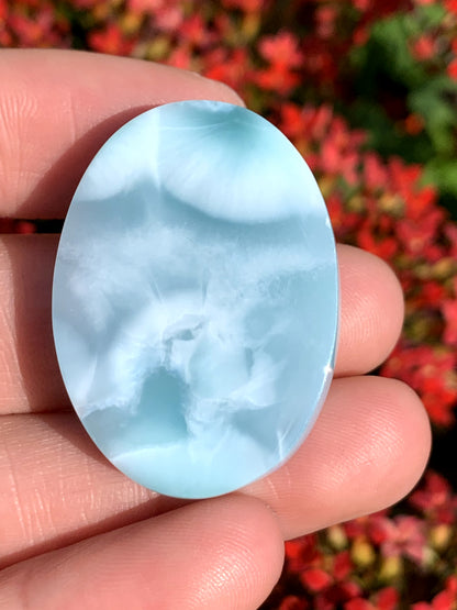 AAA+ Natural Authentic Dominican Larimar Pendant,Gems Jewelry,Gems Pendant,Crystal Pendant,ET720