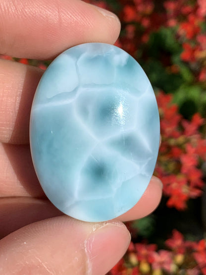 AAA+ Natural Authentic Dominican Larimar Pendant,Gems Jewelry,Gems Pendant,Crystal Pendant,ET720