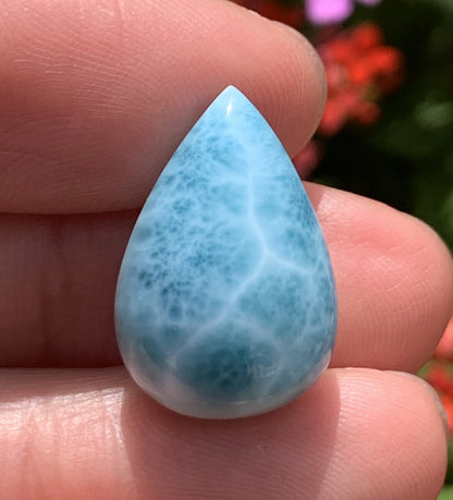 AAA+ Natural Authentic Dominican Larimar Pendant,Gems Jewelry,Gems Pendant,Crystal Pendant,ET322