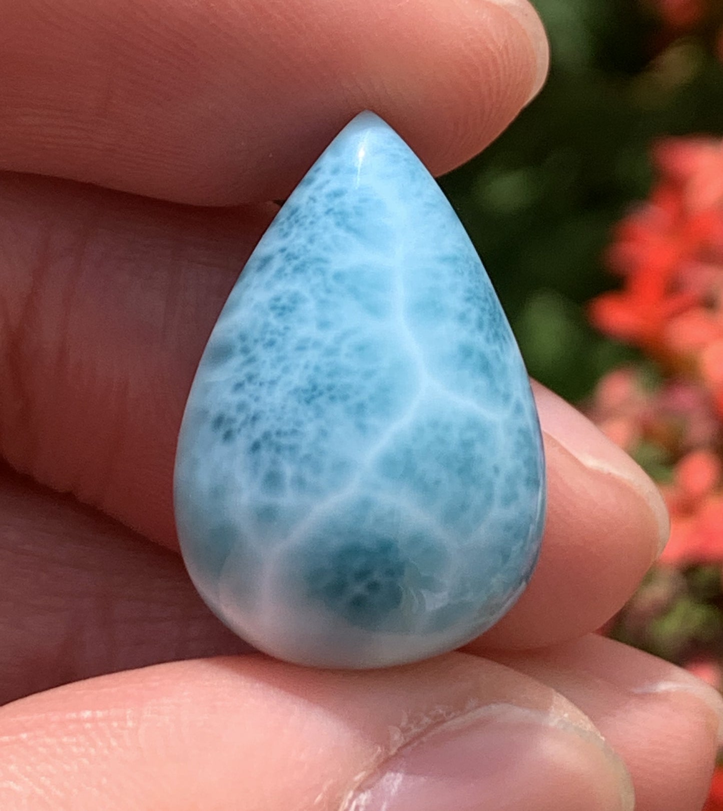 AAA+ Natural Authentic Dominican Larimar Pendant,Gems Jewelry,Gems Pendant,Crystal Pendant,ET322