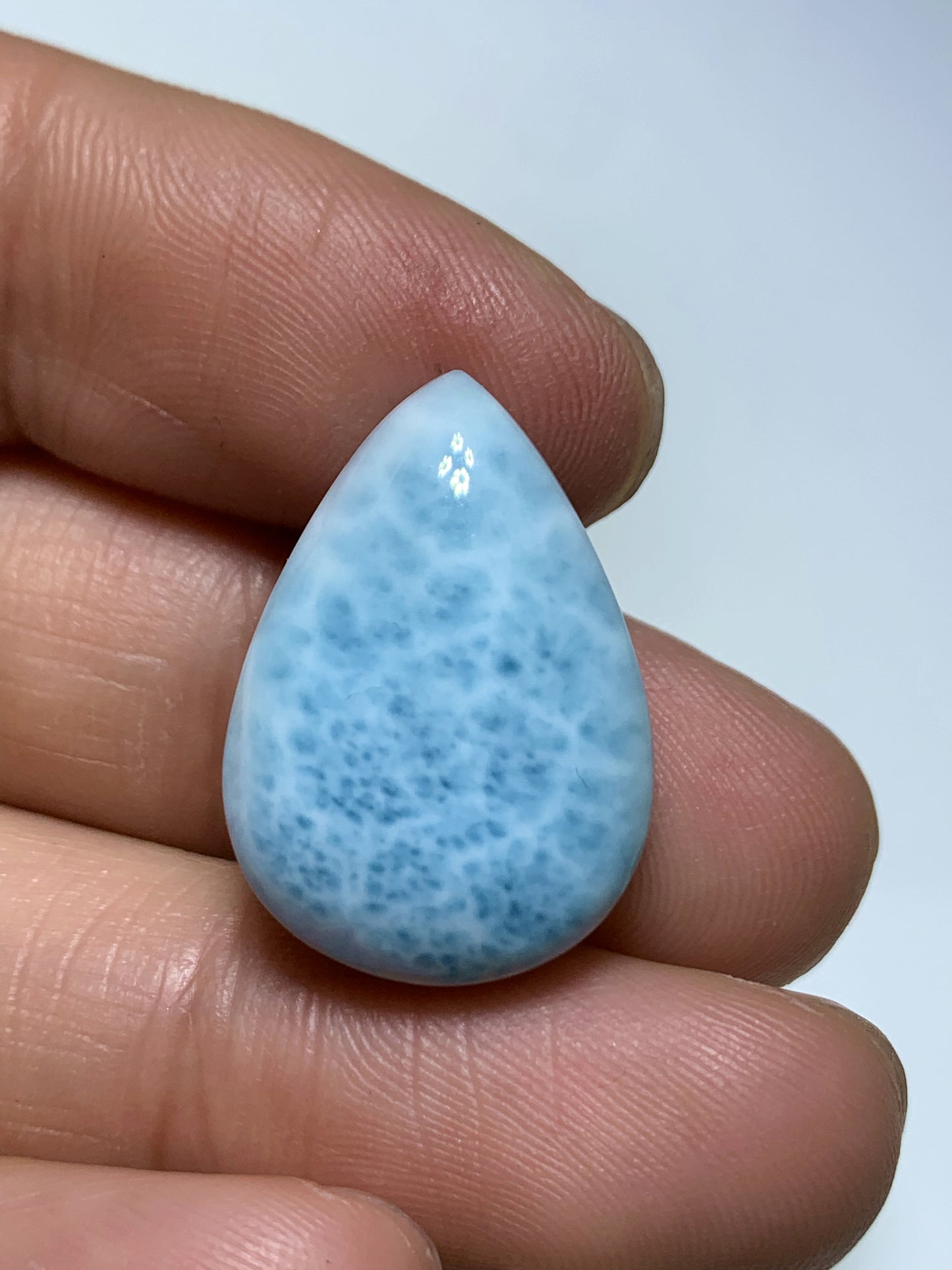 AAA Natural Authentic Dominican Larimar Pendant,Gems Jewelry,Gems Pendant,Crystal Pendant ET784