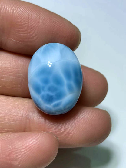 AAA+ Natural Authentic Dominican Larimar Pendant,Gems Jewelry,Gems Pendant,Crystal Pendant ET788