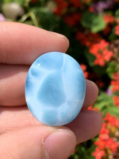 AAAA Natural Authentic Dominican Larimar Pendant,Larimar Necklace,Crystal Pendant,Gems Pendant ET298