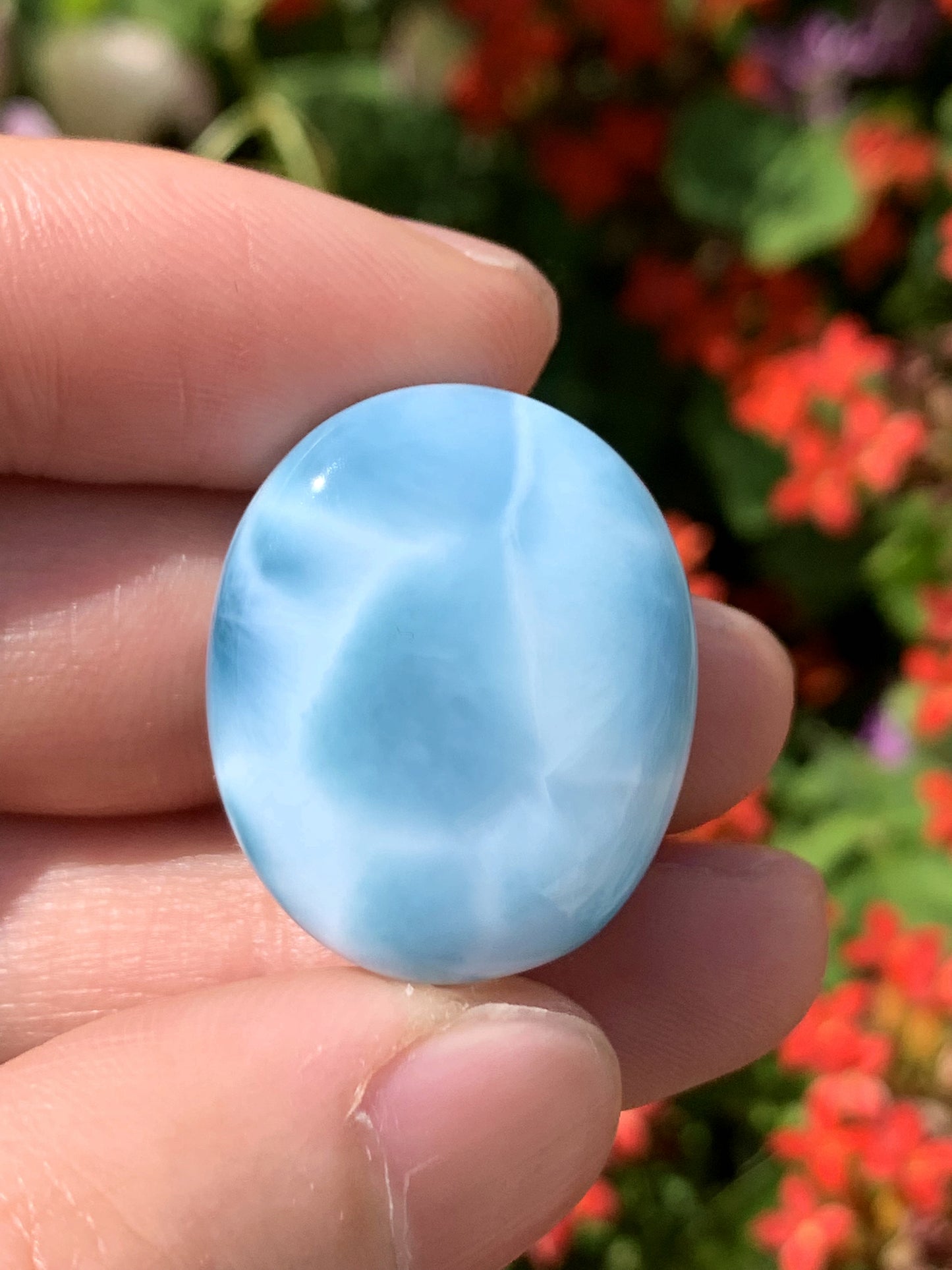 AAAA Natural Authentic Dominican Larimar Pendant,Larimar Necklace,Crystal Pendant,Gems Pendant ET298