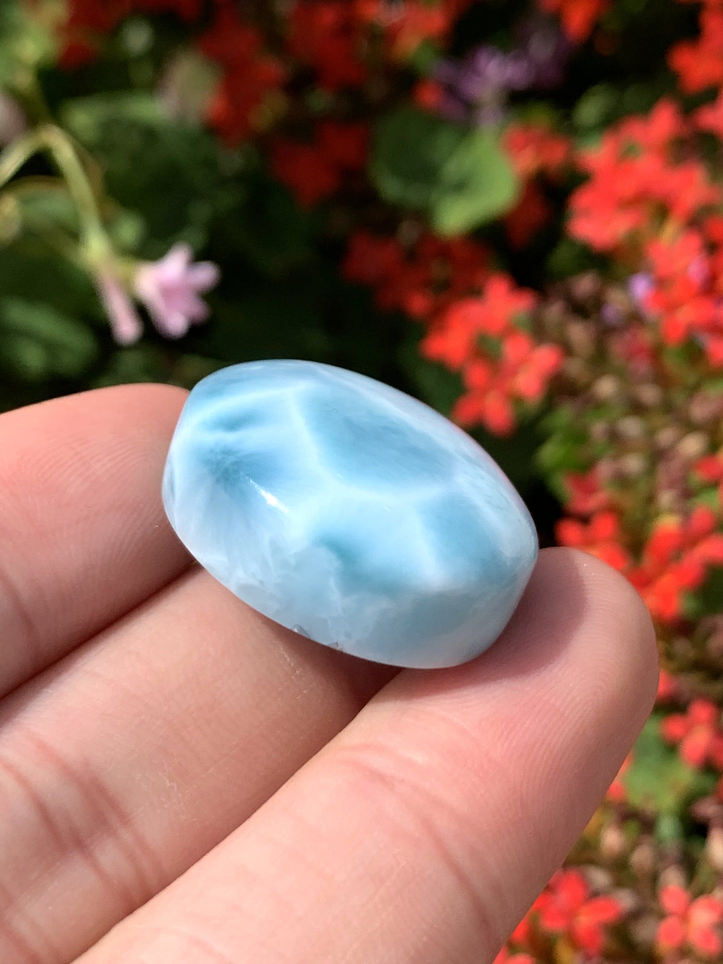 AAAA Natural Authentic Dominican Larimar Pendant,Larimar Necklace,Crystal Pendant,Gems Pendant ET298