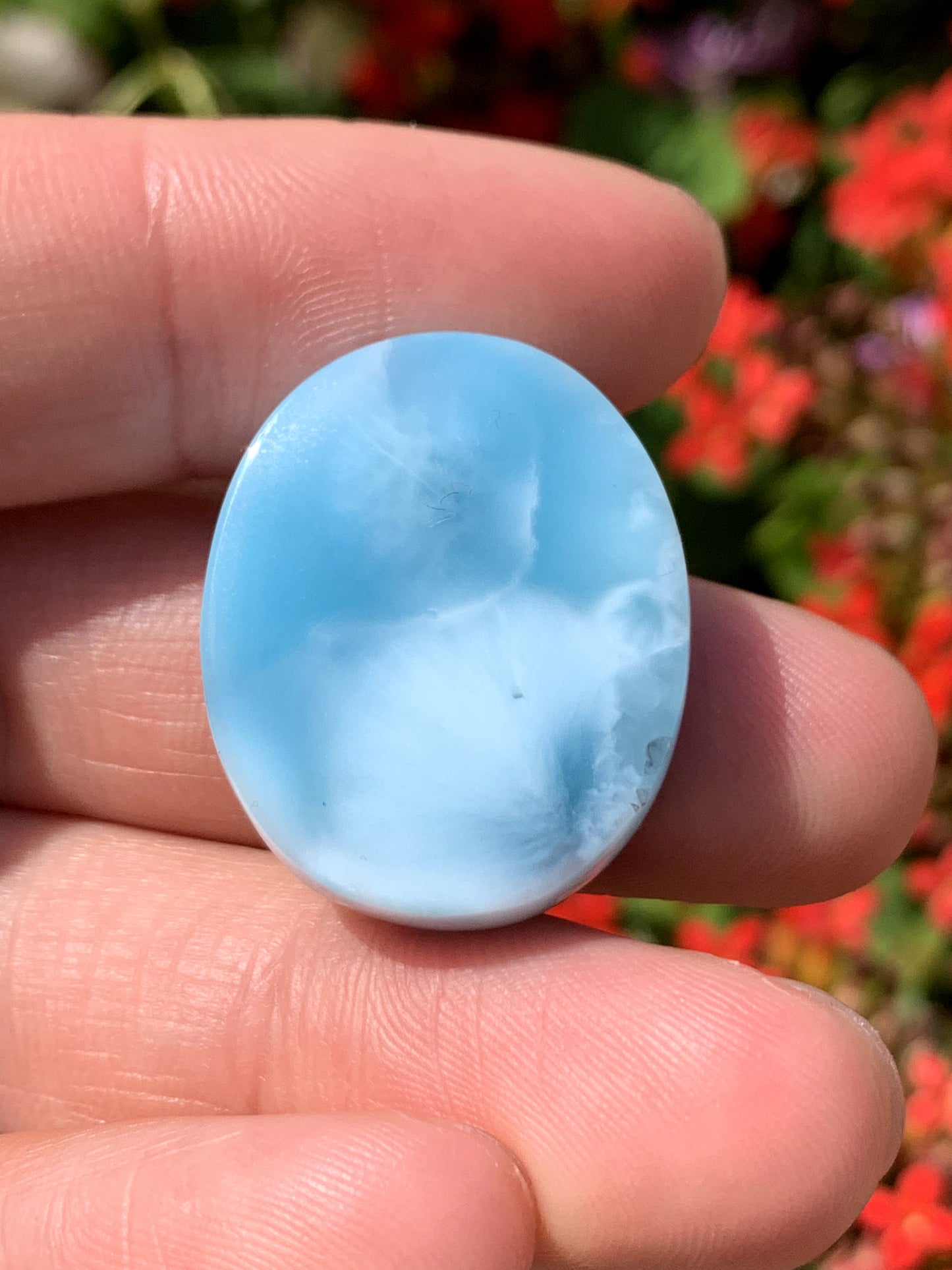 AAAA Natural Authentic Dominican Larimar Pendant,Larimar Necklace,Crystal Pendant,Gems Pendant ET298