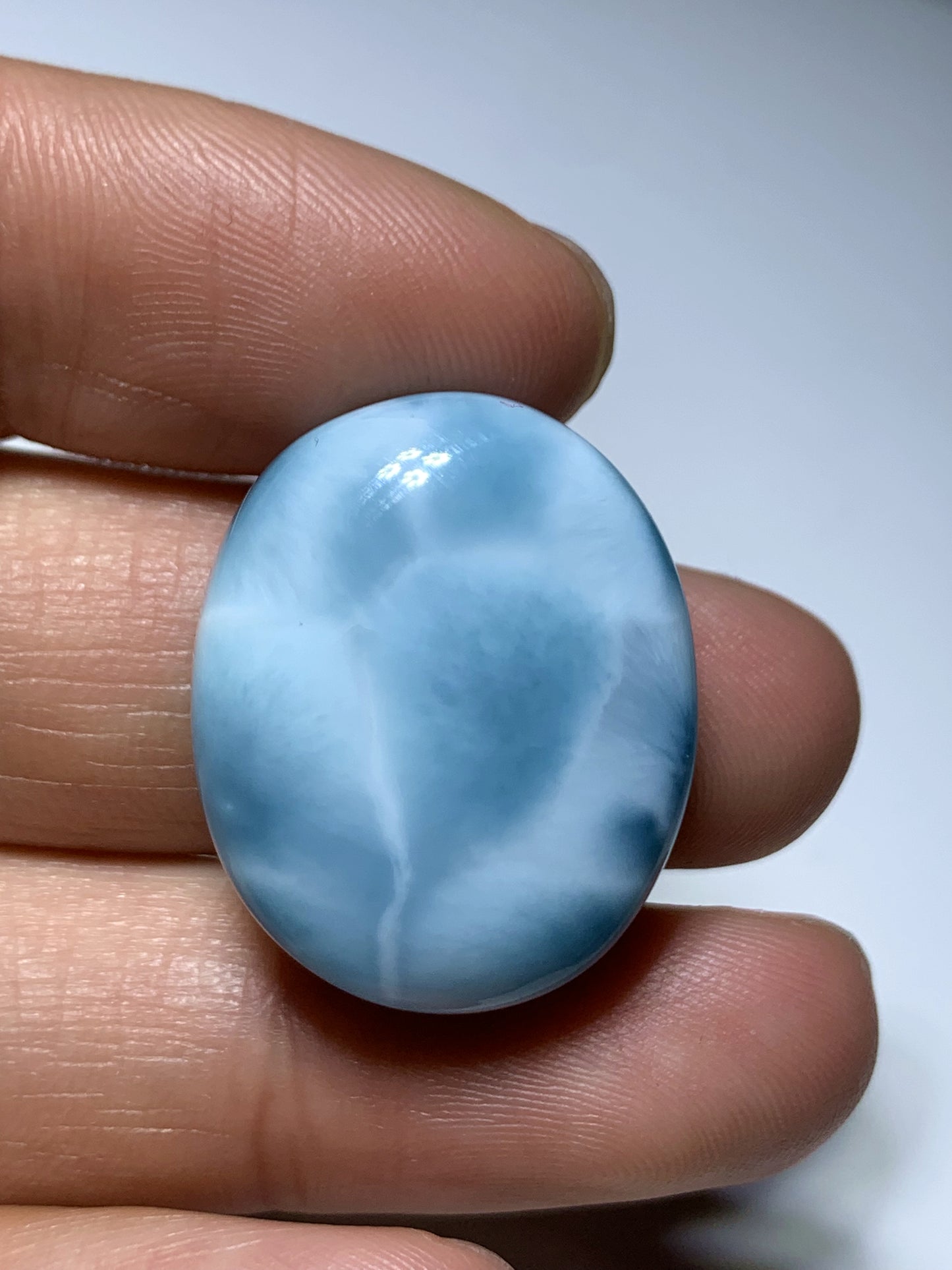 AAAA Natural Authentic Dominican Larimar Pendant,Larimar Necklace,Crystal Pendant,Gems Pendant ET298