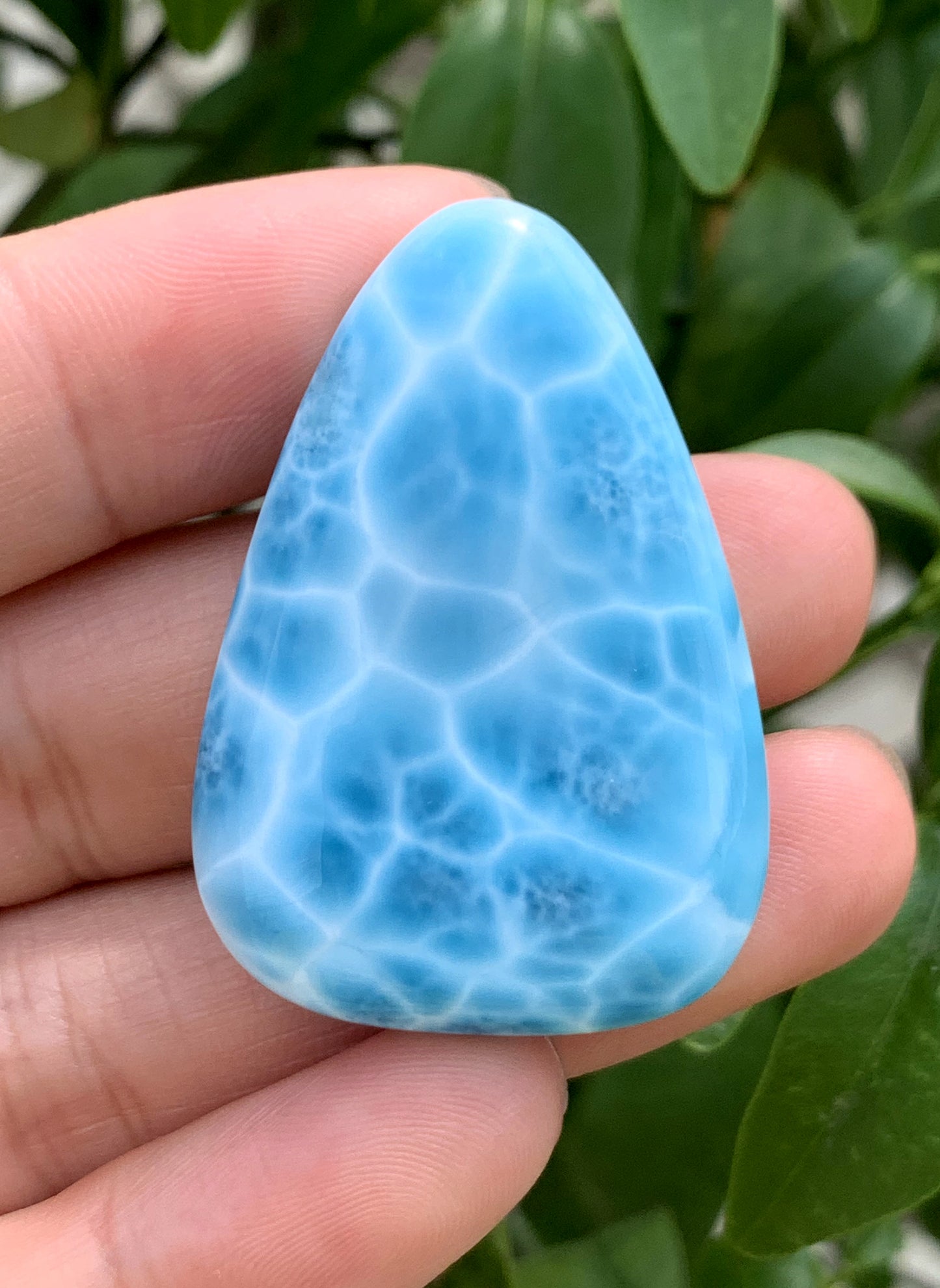 AAAA+ Natural Authentic Dominican Larimar Pendant,Gems Jewelry,Gems Pendant,Crystal Pendant ET772