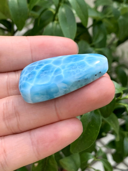 AAAA+ Natural Authentic Dominican Larimar Pendant,Gems Jewelry,Gems Pendant,Crystal Pendant ET772