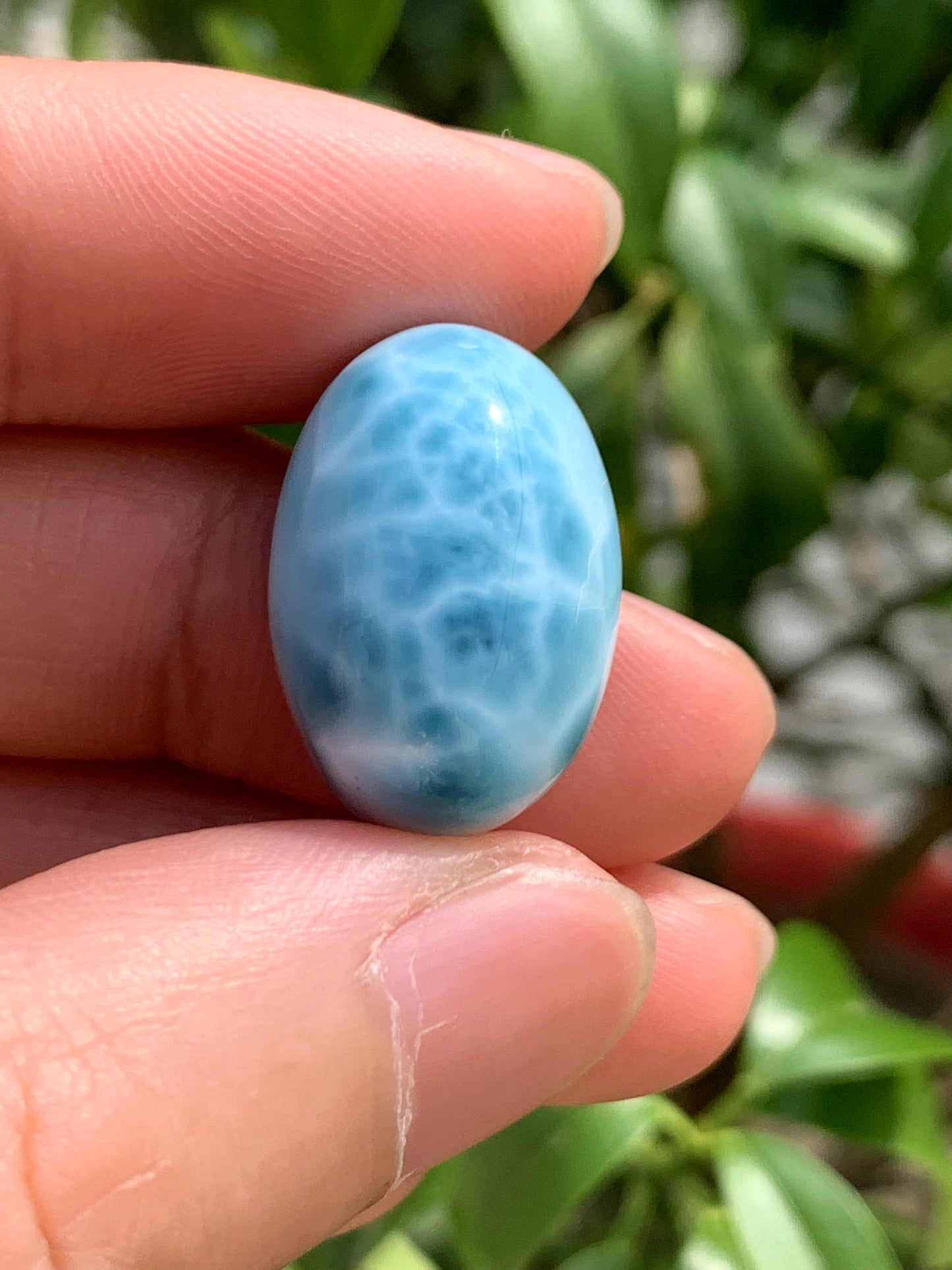 AAAA Natural Authentic Dominican Larimar Pendant,Gems Jewelry,Gems Pendant,Crystal Pendant,ET809