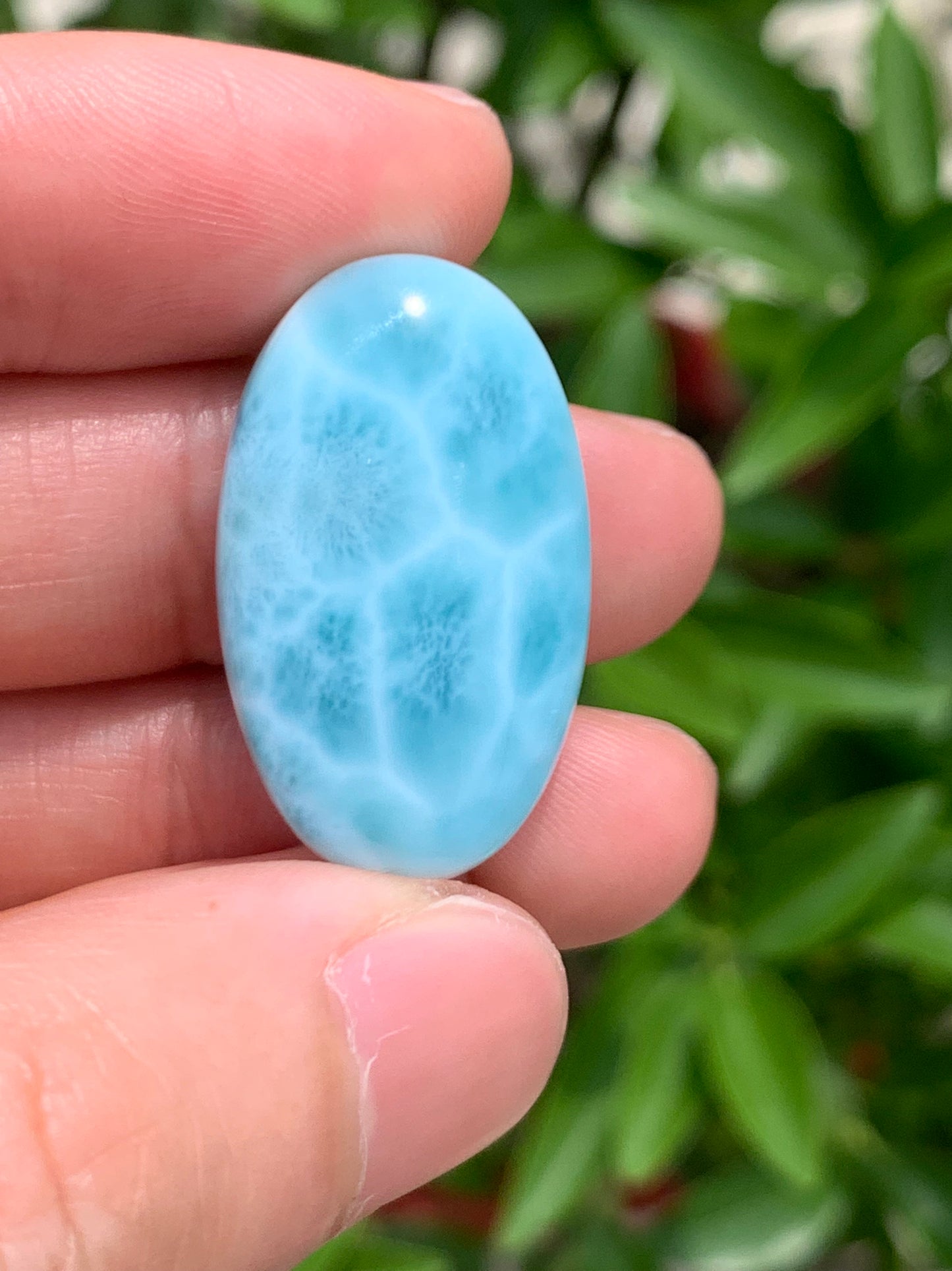 AAA+ Natural Authentic Dominican Larimar Pendant,Gems Jewelry,Gems Pendant,Crystal Pendant,ET818