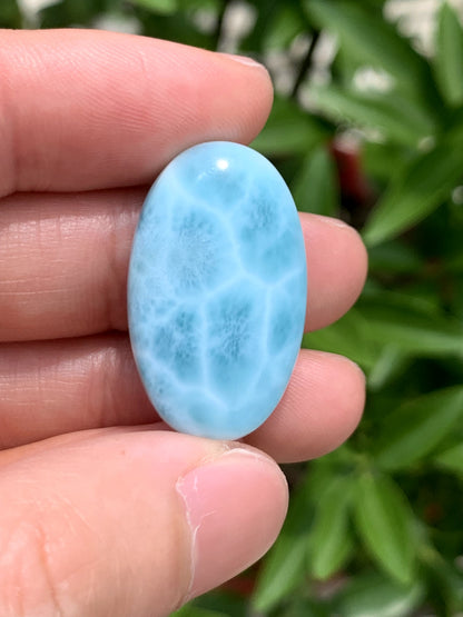 AAA+ Natural Authentic Dominican Larimar Pendant,Gems Jewelry,Gems Pendant,Crystal Pendant,ET818