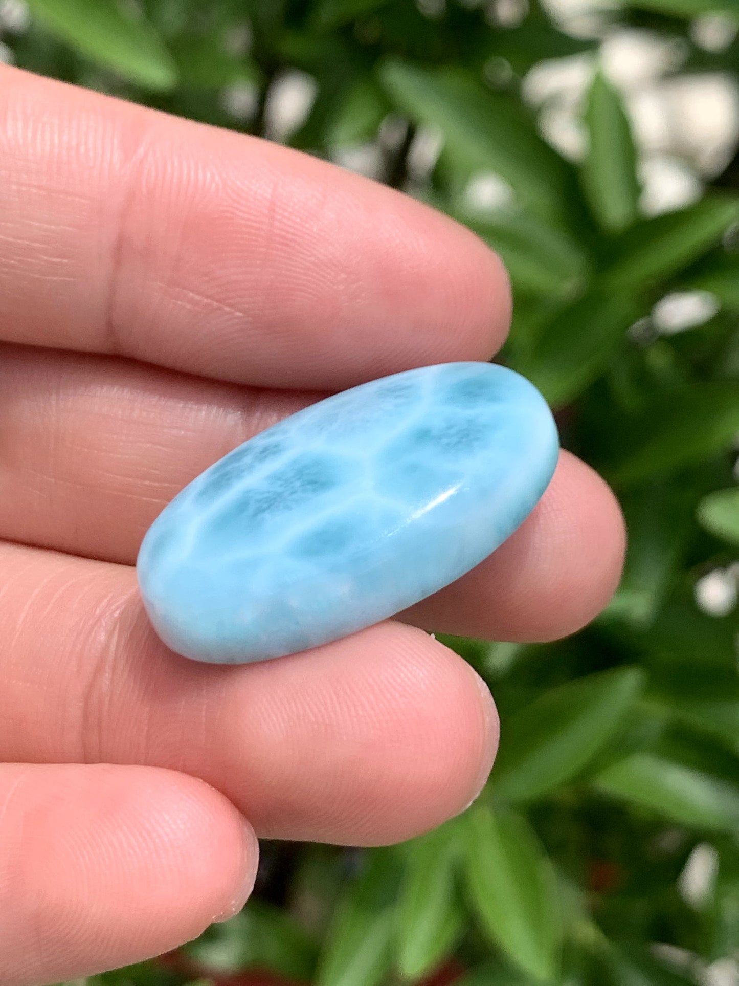 AAA+ Natural Authentic Dominican Larimar Pendant,Gems Jewelry,Gems Pendant,Crystal Pendant,ET818