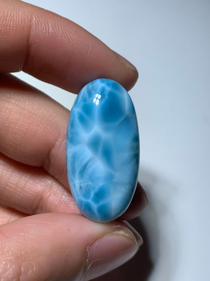 AAA Natural Authentic Dominican Larimar Pendant,Gems Jewelry,Gems Pendant,Crystal Pendant,ET796