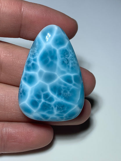 AAAA+ Natural Authentic Dominican Larimar Pendant,Gems Jewelry,Gems Pendant,Crystal Pendant ET772