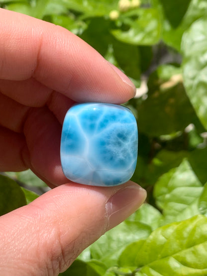 AAA Natural Authentic Dominican Larimar Pendant,Gems Jewelry,Gems Pendant,Crystal Pendant,ET832