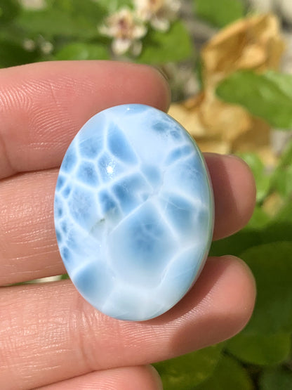 AAA Natural Authentic Dominican Larimar Pendant,Gems Jewelry,Gems Pendant,Crystal Pendant,ET829