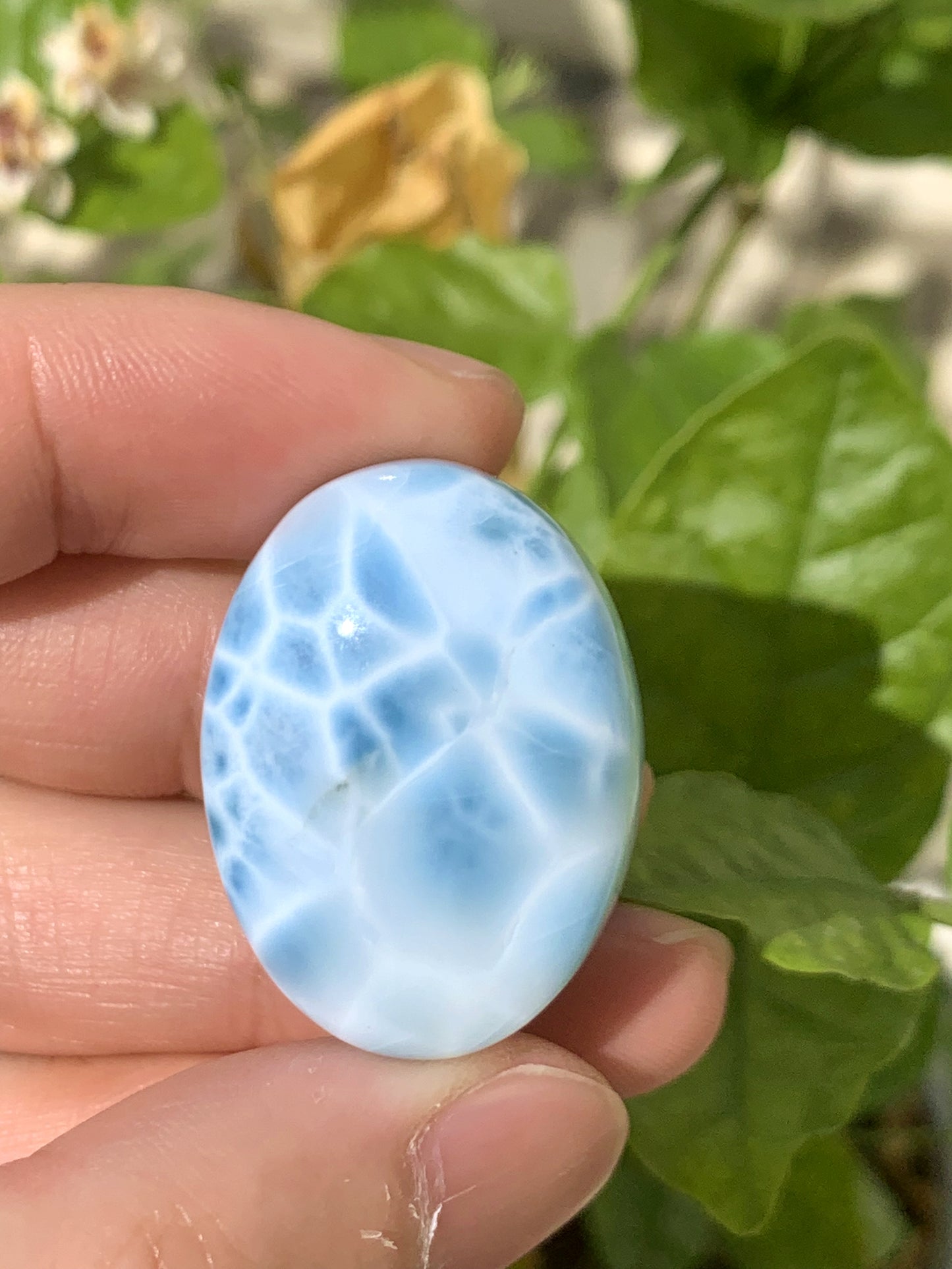 AAA Natural Authentic Dominican Larimar Pendant,Gems Jewelry,Gems Pendant,Crystal Pendant,ET829