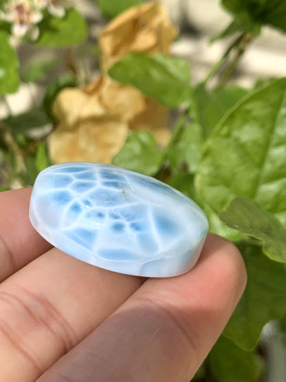 AAA Natural Authentic Dominican Larimar Pendant,Gems Jewelry,Gems Pendant,Crystal Pendant,ET829